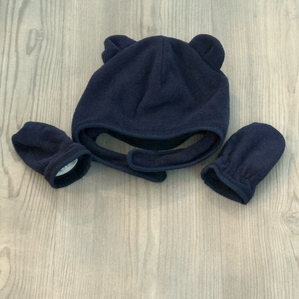 Old Navy Blue Bear Ears Hat Accessories